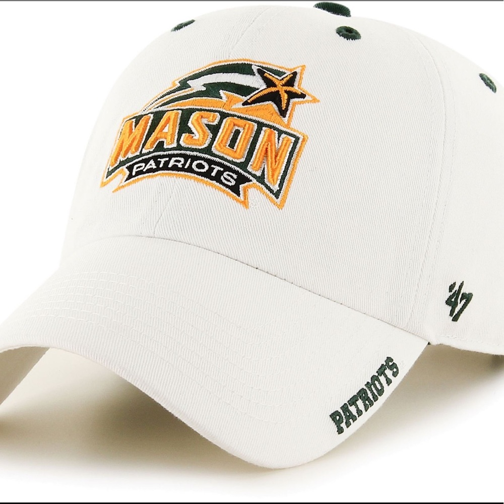 COPY - ‘47 Brand George Mason Patriots Adjustable Clean Up Hat Cap size Men's N…